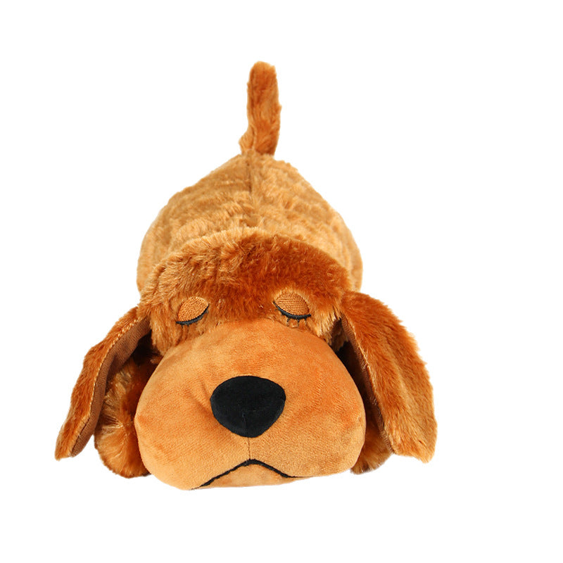 CalmPetly heartbeat puppy toy for anxious dogs — calming sleep companion with heat pack